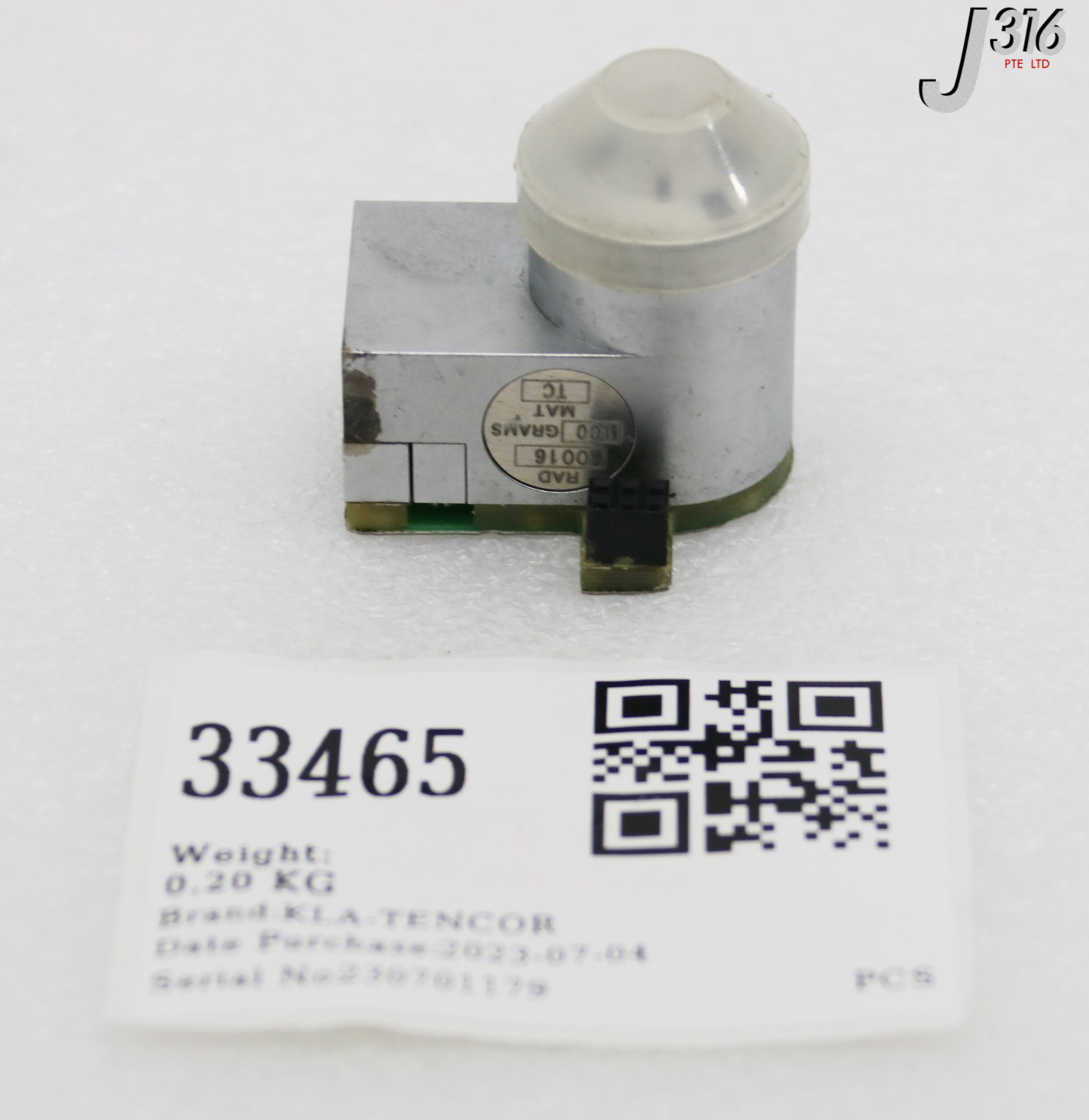 33465 KLA-TENCOR PROBE HEAD, TYPE A, RAD: 0016 PITCH:040 50-0002